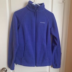 Blue/purple Fleece jacket Columbia Brand